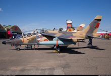 صورة استشهاد طيارين في تحطم طائرة عسكرية من نوع(Alpha Jet) بمحيط مطار فاس سايس كانت في مهمة تدريبية 
