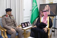 صورة نائب أمير نجران يلتقي مدير شرطة المنطقة  أخبار السعودية