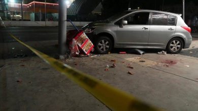 صورة سيارة تصدم حشداً في لوس أنجلوس وتصيب 30 شخصاً  أخبار السعودية