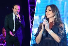 صورة إليسا ووائل جسار يلهبان أجواء موسم جدة بحفل كامل العدد  أخبار السعودية
