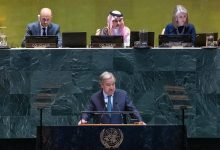 صورة وزير الخارجية يعتمد وثيقة مؤتمر حل الدولتين  أخبار السعودية