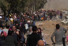 صورة مؤسّسات حقوقيّة: التجميع القسريّ للسكّان الفلسطينيين في غزّة يرقى إلى جريمة ضد الإنسانيّة