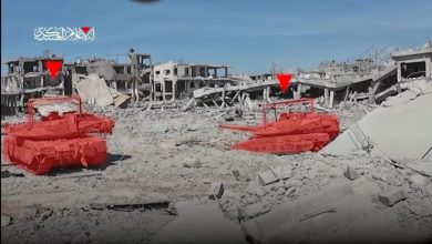 صورة كتائب القسام” تنشر مشاهد لعمليات استهداف جنود وآليات إسرائيلية بجباليا