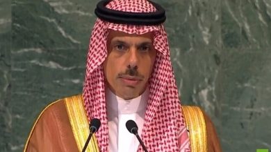 صورة وزير الخارجية السعودي يعلن اعتماد الوثيقة الختامية لمؤتمر حل الدولتين في نيويورك