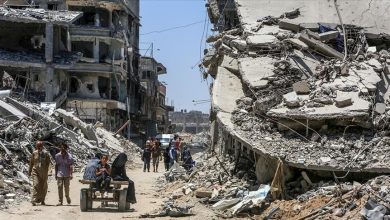 صورة صحيفة عبرية: خان يونس مسحت بالكامل و70% من المبان غير صالحة للسكن في غزة