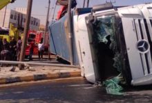 صورة | حادث مروري يتسبب بكثافة مرورية على شارع الحزام حرم إشارة التطوير الحضري/ماركا في عمان
