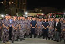 صورة | مدير الأمن العام ينقل تحيات الملك واعتزازه بالفريق الأردني المشارك في إخماد حرائق سوريا
