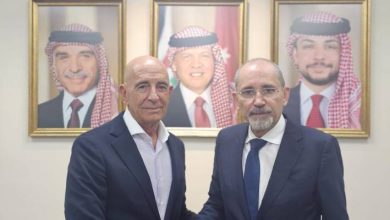 صورة | الصفدي والمبعوث الأمريكي الخاص إلى سوريا يبحثان تثبيت وقف إطلاق النار في السويداء