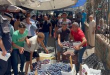 صورة | إزالة عشرات البسطات وتحرير مخالفات لمحال تجارية في حملة أمنية بإربد.. فيديو