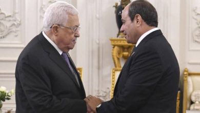 صورة | الرئيس الفلسطيني يشيد بنداء السيسي لترمب بشأن غزة