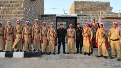 صورة | مدير الأمن العام يفتتح سرية الهجّانة الرابعة داخل قلعة مغفر أم القطين التاريخية بعد ترميمها