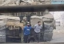 صورة صورة جديدة توثق استخدام الاحتلال فلسطينيا بغزة درعا بشريا (شاهد)