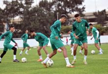 صورة المنتخب المغربي يواصل تحضيراته بنيروبي استعدادا لمواجهة أنغولا