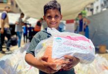 صورة تنفيذ المرحلة الثالثة من حملات الإغاثة المغربية