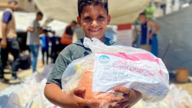 صورة تنفيذ المرحلة الثالثة من حملات الإغاثة المغربية