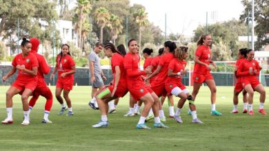 صورة المنتخب المغربي يخوض حصته التدريبية ما قبل الأخيرة تأهبا لمواجهة مالي