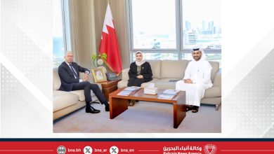 صورة الأمين العام للتظلمات تستقبل سفير مملكة هولندا المعتمد في البحرين بمناسبة قرب انتهاء فترة عمله الدبلوماسي