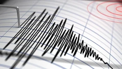 صورة زلزال في جنوب البحر الأحمر بلغ 4.68 درجات