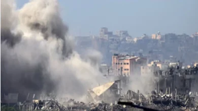 صورة استشهاد ستة فلسطينيين في غارات إسرائيلية شمال غزة