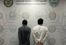 صورة ضبط شخصين بمنطقة جازان لترويجهما 72.715 قرصًا مخدرًا و70 كيلوجرامًا من الحشيش
