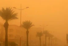 صورة رياح شديدة بحائل وأمطار على نجران