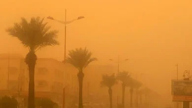 صورة رياح شديدة بحائل وأمطار على نجران