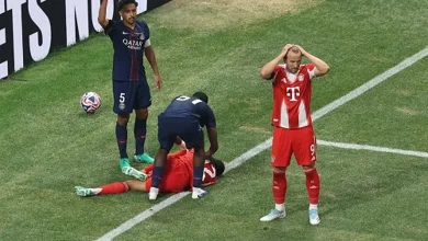 صورة جمال موسيالا يتعرض لإصابة كارثية خلال مباراة بايرن ميونيخ وباريس سان جيرمان