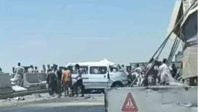 صورة بعد أيام من حادث الطريق الإقليمي في مصر.. «طريق الموت» يودي بحياة 9 أشخاص وإصابة 11 آخرين