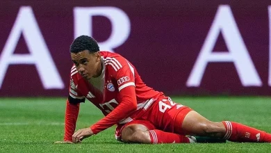 صورة الإصابة تبعد موسيالا لاعب بايرن ميونيخ عن الملاعب لفترة طويلة