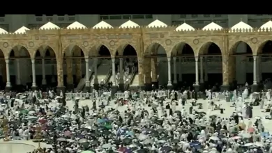 صورة خطيب المسجد الحرام: اللهم عليك باليهود الغاصبين.. وانصر إخواننا في فلسطين