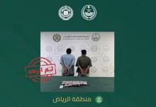 صورة القبض على شخصين لترويجهما أقراصًا خاضعة لتنظيم التداول الطبي بالرياض