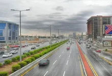 صورة رياح نشطة مثيرة للأتربة والغبار على عدة مناطق