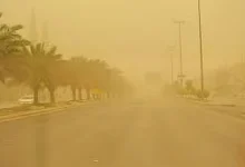 صورة «الأرصاد»: رياحٌ نشطة وأتربة مُثارة على المنطقة الشرقية
