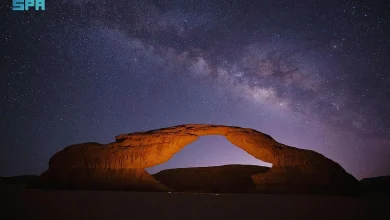 صورة “عجائب سماء العُلا” فعالية فلكية لرصد مجرة درب التبانة في صخرة القوس الاثنين المقبل