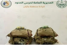 صورة إحباط تهريب 180 كيلوجرامًا من نبات القات بمنطقة جازان
