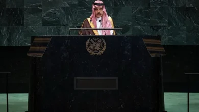 صورة وزير الخارجية يعلن اعتماد الوثيقة الختامية لمؤتمر «حل الدولتين»