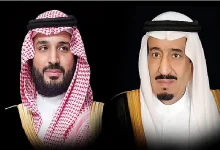 صورة خادم الحرمين الشريفين وولي العهد يهنئان ملك المغرب بذكرى توليه مهام الحكم في بلاده