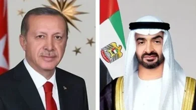 صورة محمد بن زايد والرئيس التركي يبحثان هاتفياً التعاون والتطورات الإقليمية