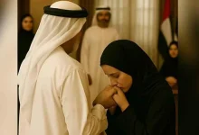 صورة شرطة الشارقة تنجح في لمّ شمل فتاة بوالدها بعد فراق 35 عاماً