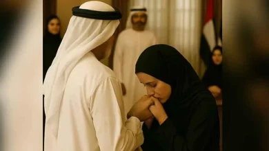 صورة شرطة الشارقة تنجح في لمّ شمل فتاة بوالدها بعد فراق 35 عاماً