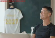 صورة رونالدو يعبر عن فخره بتعيين مواطنه رئيسًا تنفيذيًا للنصر
