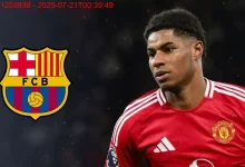 صورة عاجل: راشفورد يصل برشلونة تمهيدًا لانضمامه الرسمي قادمًا من مانشستر يونايتد (فيديو)