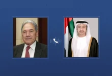 صورة عبدالله بن زايد ووزير خارجية نيوزيلندا يناقشان هاتفياً سبل تعزيز العلاقات الثنائية