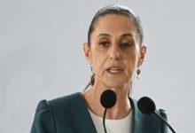 صورة رئيسة المكسيك تندد بالأزمة الغذائية في قطاع غزة