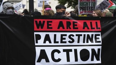 صورة “فلسطين أكشن”: حكومة بريطانيا تخضع إلى لوبي إسرائيلي ..