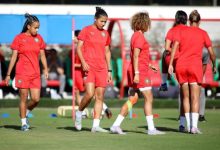 صورة المنتخب المغربي يخوض حصته التدريبية ما قبل الأخيرة تأهبا لمواجهة غانا