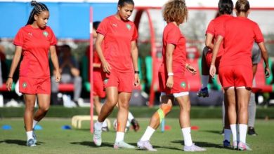 صورة المنتخب المغربي يخوض حصته التدريبية ما قبل الأخيرة تأهبا لمواجهة غانا