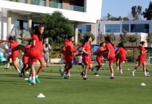 صورة المنتخب المغربي يخوض حصته التدريبية ما قبل الأخيرة تأهبا لمواجهة نيجيريا في المشهد الختامي