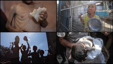 صورة أطفال غزة بين الموت جوعا وأكل الرمال (قصص إنسانية)