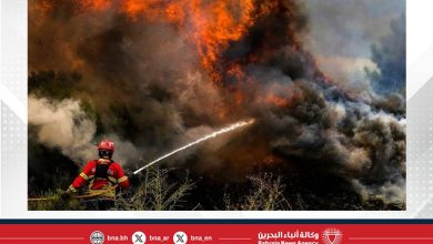 صورة رجال الإطفاء يواصلون العمل لاحتواء أسوأ حريق غابات تشهدها فرنسا منذ عقود